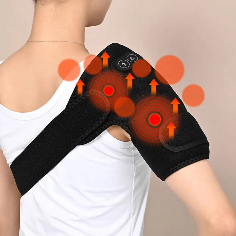 Heated Knee Massager & Compression Support Brace
