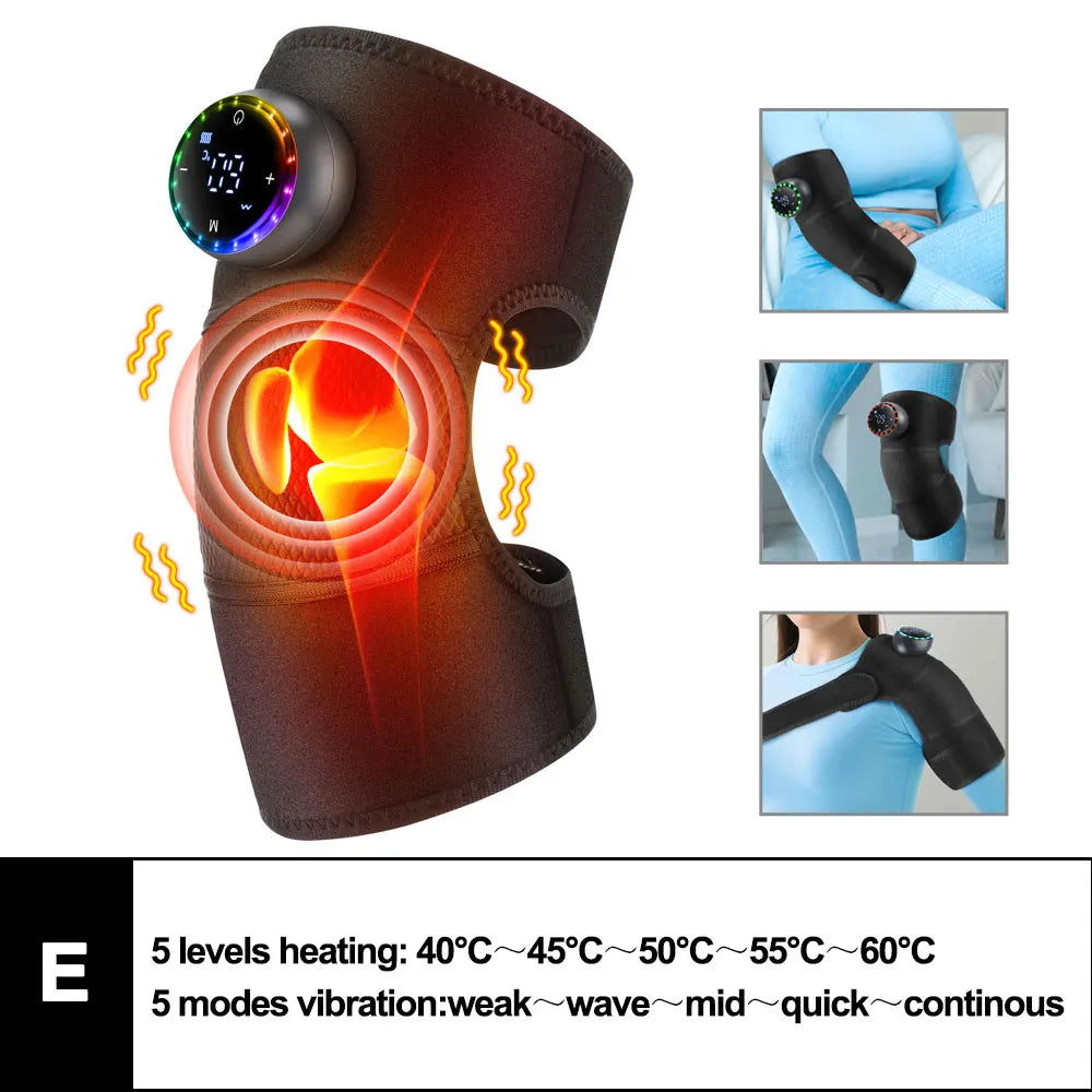 3-in-1 Heated Knee Massager & Joint Recovery Wrap