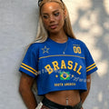 Brazil Women's Crrop Jersey
