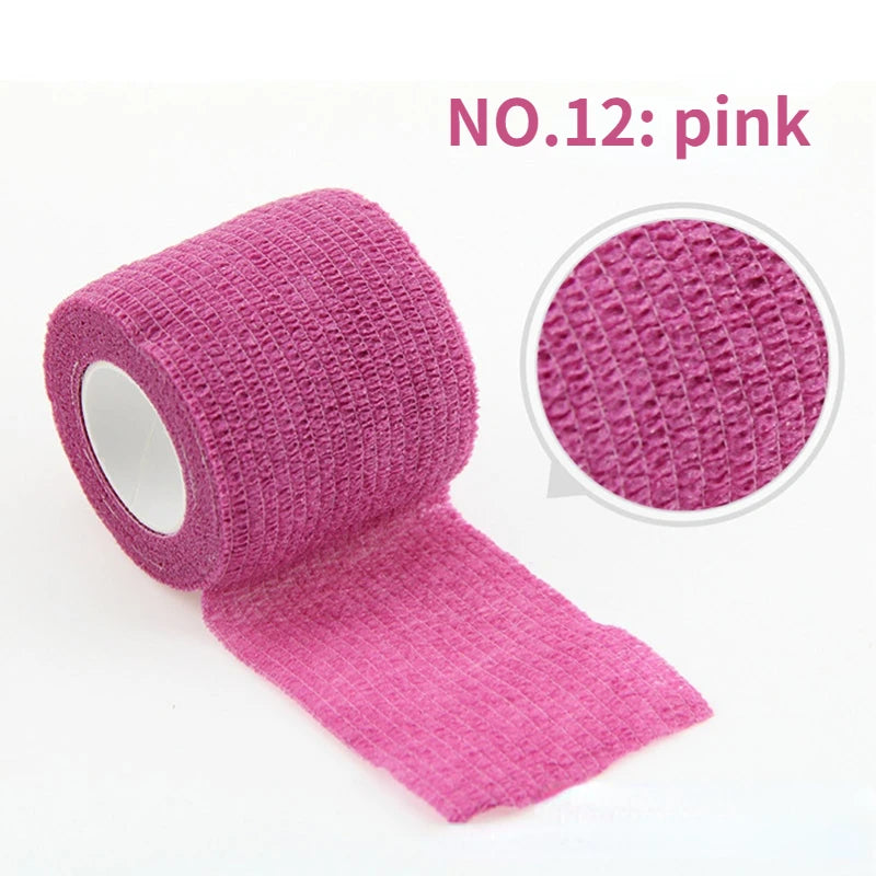 Sports Bandage Elastic Elastoplast Self Adhesive Tape Protect Wrist Palm Finger Arm Shoulder Knee Ankle Pets Leg Tattoo Safety