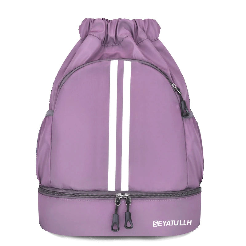 Gym Bag Fitness Backpack Women Men Basketball Backpack Outdoor Soccer Football Storage Bags Training Drawstring Sports Knapsack