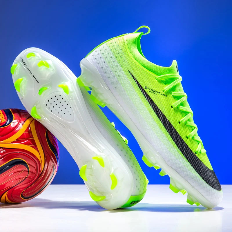 New Mens Outdoor Soccer Shoes Cleats Professional Football Shoes Kid Football Field Boots Comfortable Non-Slip Training Sneakers