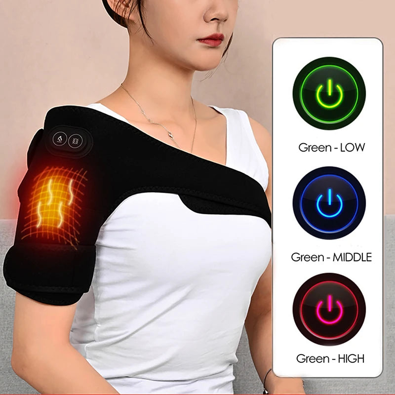 Heated Knee Massager & Compression Support Brace