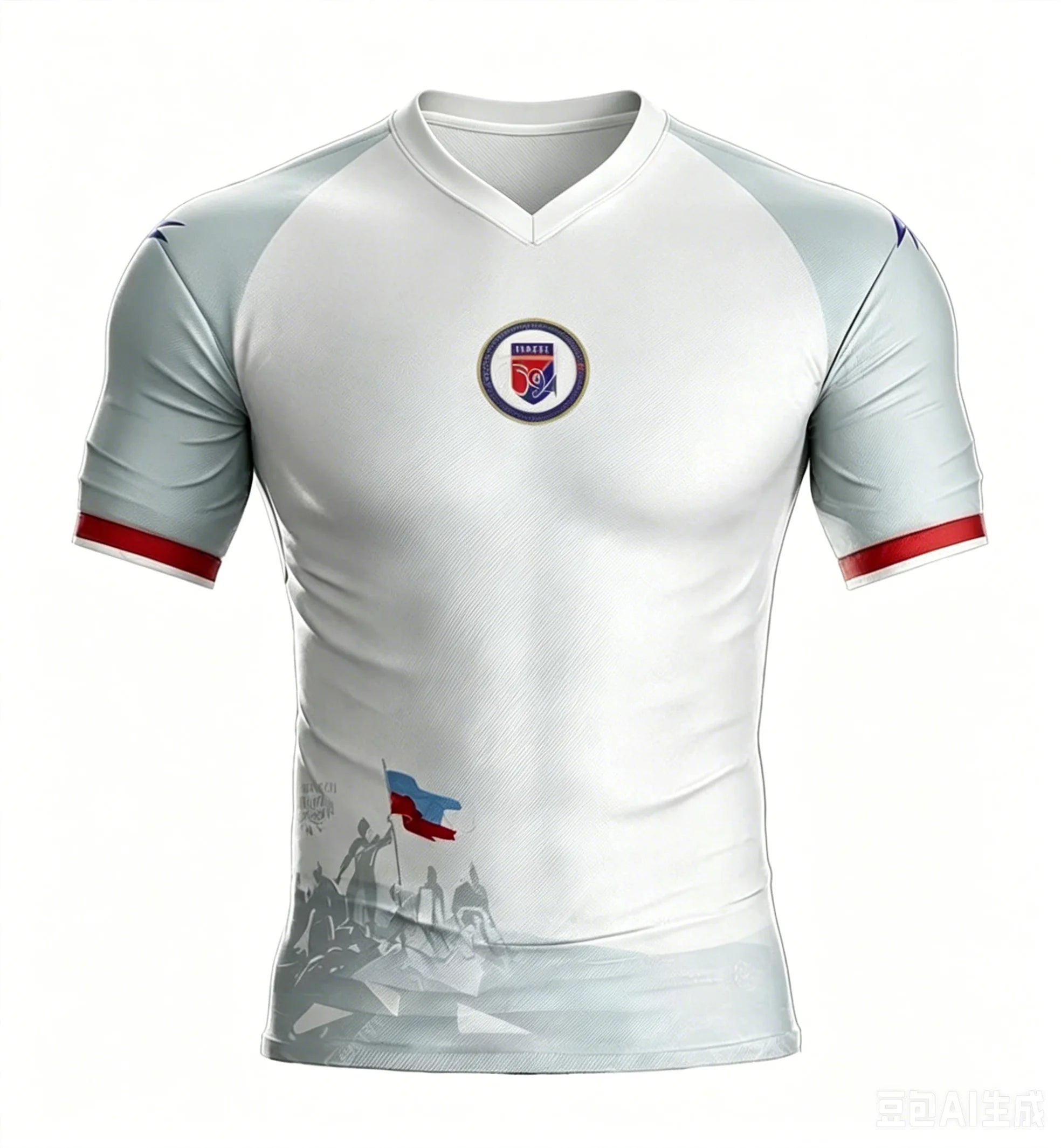 2026 Haiti Soccer Jersey Short Sleeve Sport T-Shirt Gym Training Workout Athletic Fitness Running Top Men's Women  Quick Dry Top