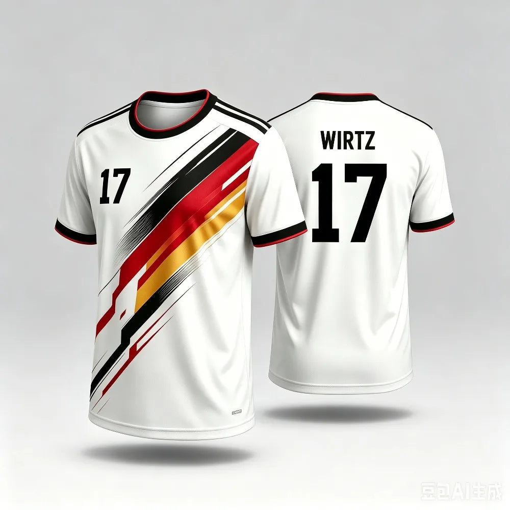 Germany Football Jersey 2026 Men Printed Soccer Shirt Sports T Shirt Quick Dry Breathable Casual Fan Wear Men Women Short Sleeve