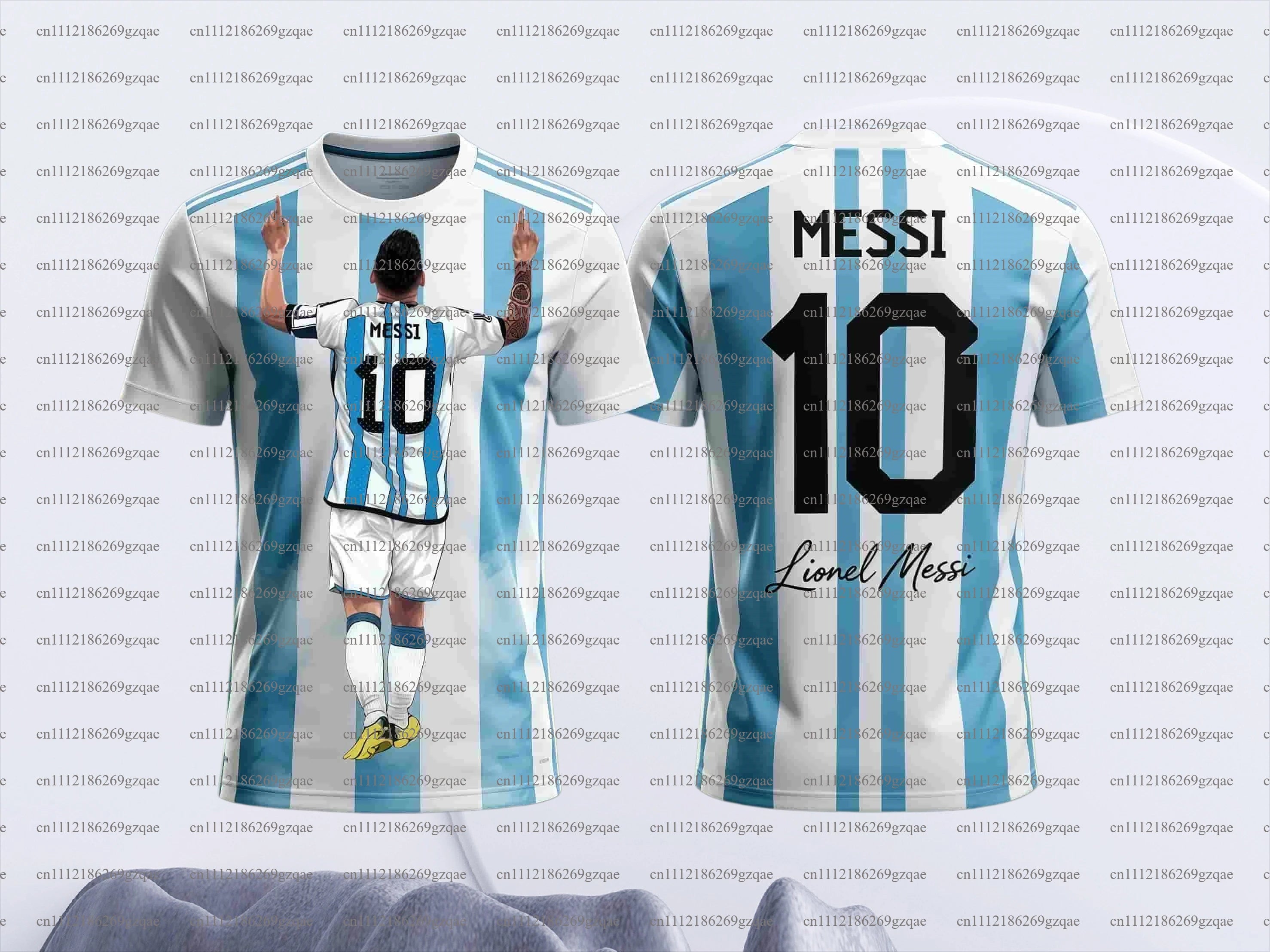 2026  MESSI #10 Fan Edition Football Jersey Kids and Adults Soft Training Tee Suitable for Hot Summer Sports Activities