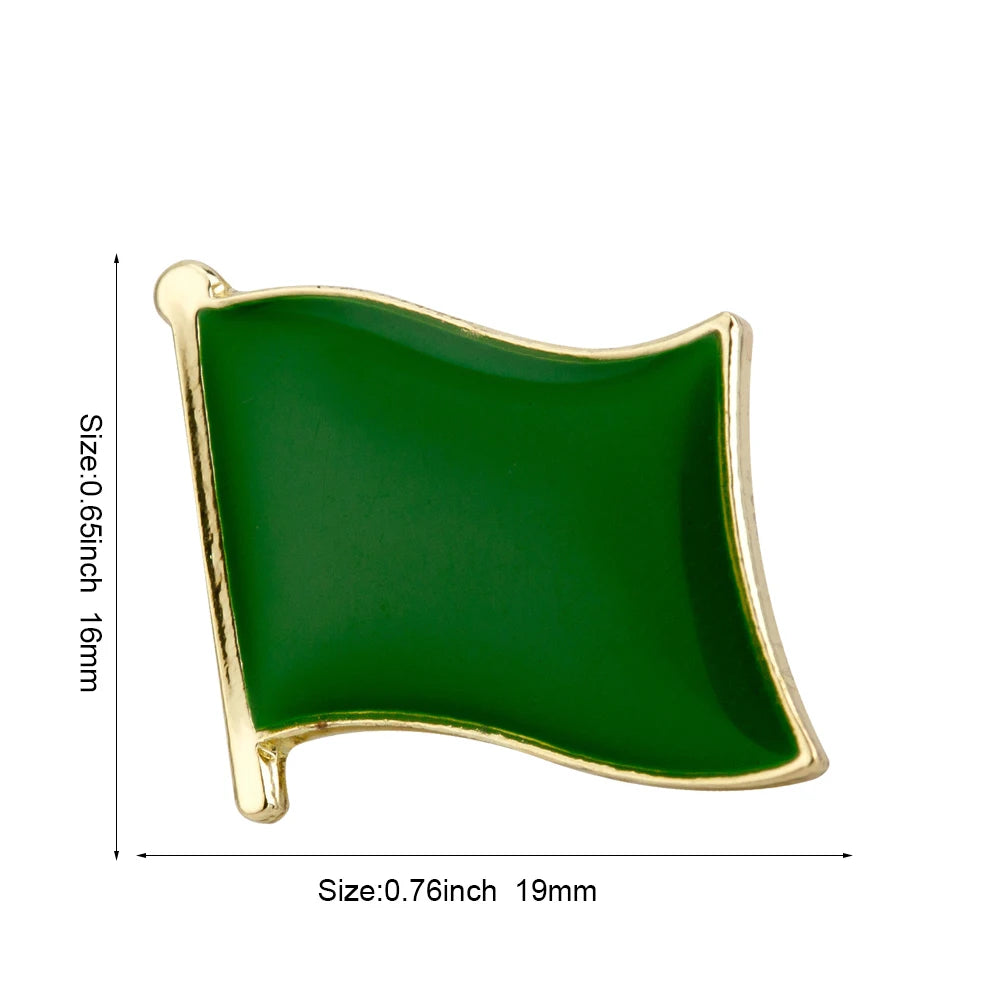 Haiti South Korea Turkey Netherlands Honduras Djibouti Kyrgyzstan Guinea Guinea-Bissau Canada Flag Badge Lapel Pins Brooch