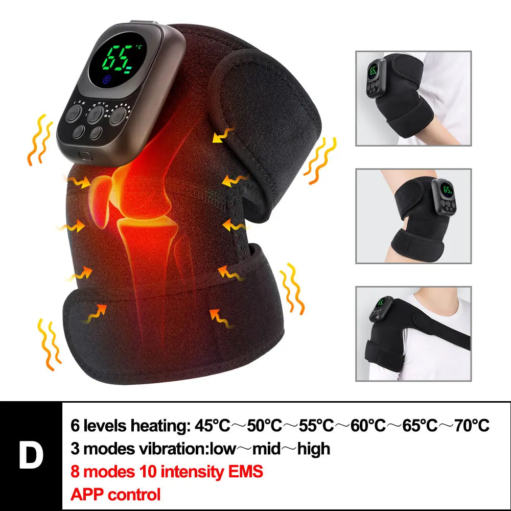 3-in-1 Heated Knee Massager & Joint Recovery Wrap