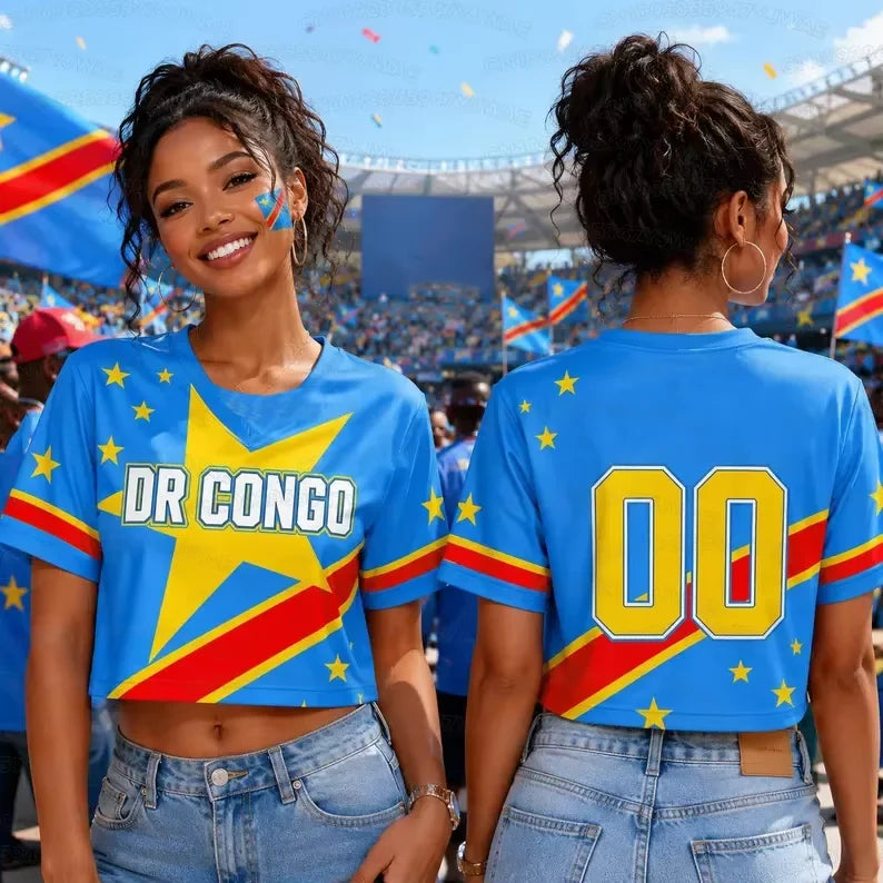 DR Congo Women's Crrop Jersey